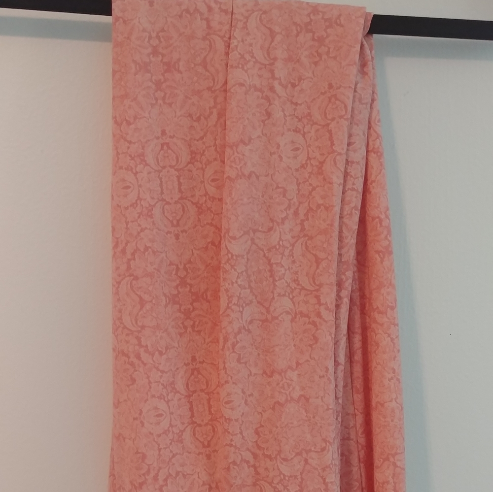 Lularoe Delicate Pattern Peach Maxi Skirt